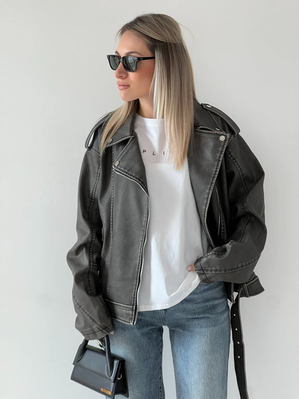 Biker Old  - Giubbotto Donna -